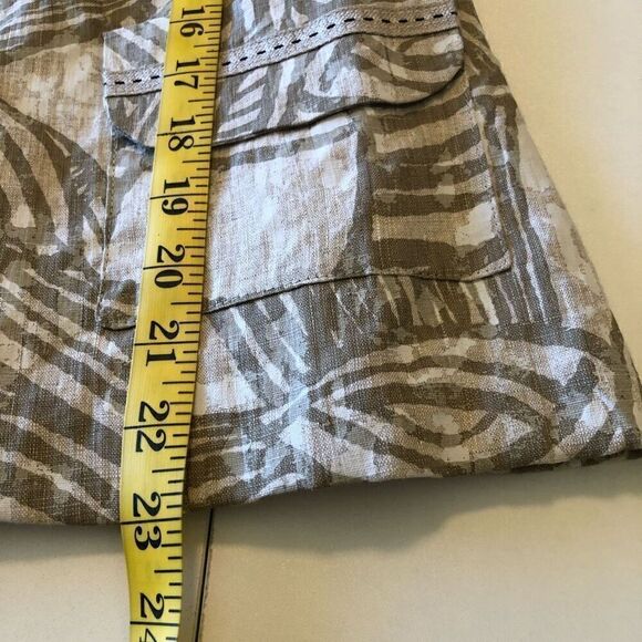 NEW Canvasbacks Linen Jungle Print Normcore Blazer Size 6 Career/Casual NWOT - Picture 14 of 15